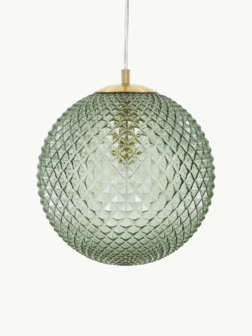 Kleine hanglamp Lorna van glas
