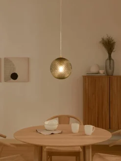 Kleine hanglamp Lorna van glas