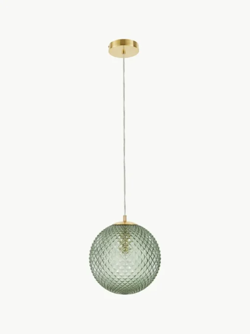 Kleine hanglamp Lorna van glas