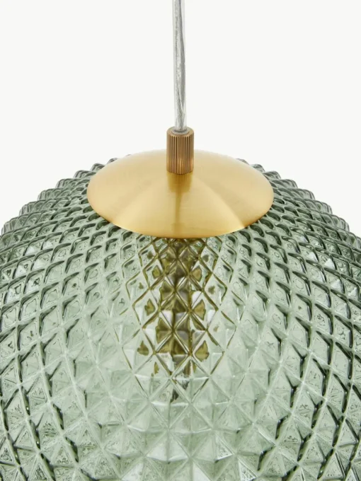 Kleine hanglamp Lorna van glas