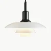 Kleine hanglamp PH 3/2, mondgeblazen