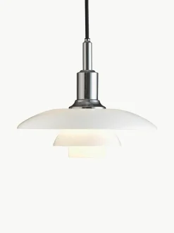 Kleine hanglamp PH 3/2, mondgeblazen