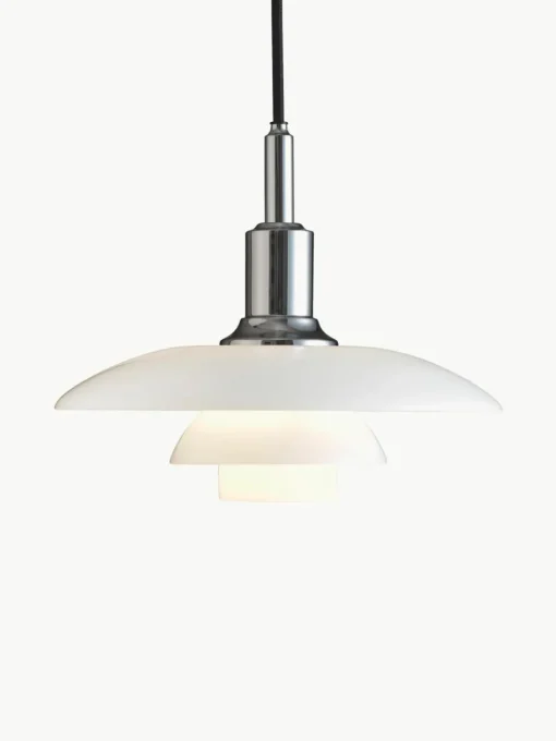 Kleine hanglamp PH 3/2, mondgeblazen