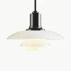 Kleine hanglamp PH 2/1, mondgeblazen