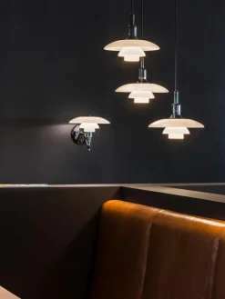 Kleine hanglamp PH 3/2, mondgeblazen