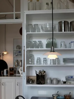 Kleine hanglamp PH 2/1, mondgeblazen
