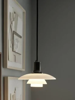 Kleine hanglamp PH 2/1, mondgeblazen