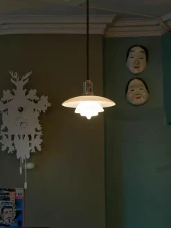 Kleine hanglamp PH 2/1, mondgeblazen