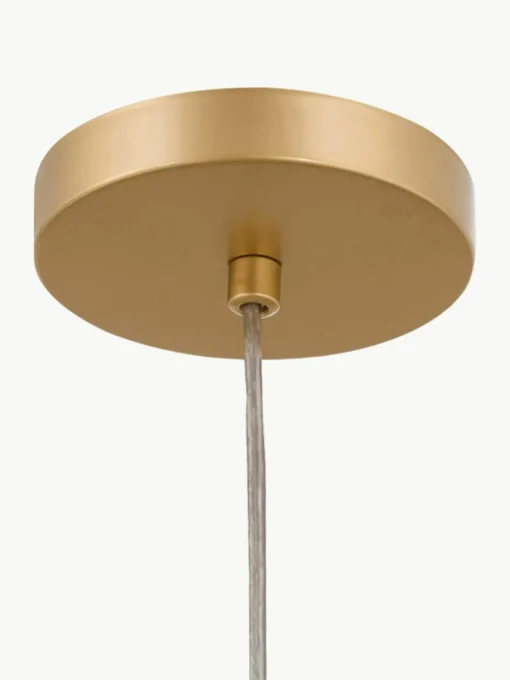 Kleine hanglamp Prisma van glas