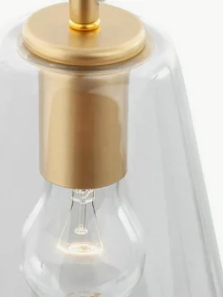 Kleine hanglamp Prisma van glas