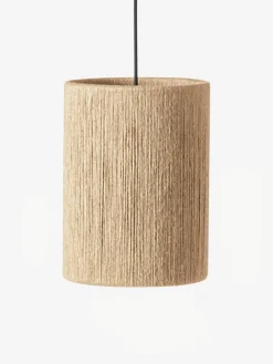 Kleine hanglamp RO van jute, Ø 23 cm