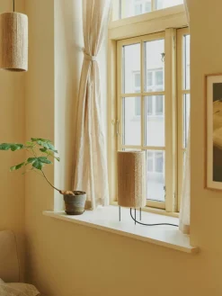 Kleine hanglamp RO van jute, Ø 30 cm