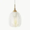 Kleine hanglamp Vario van gesatineerd glas