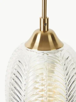 Kleine hanglamp Vario van gesatineerd glas