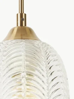 Kleine hanglamp Vario van gesatineerd glas