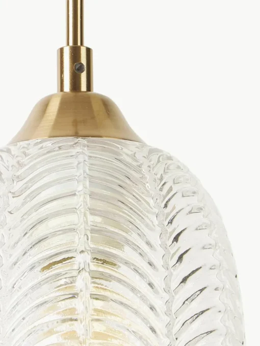 Kleine hanglamp Vario van gesatineerd glas