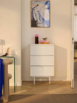 Kleine houten ladekast Elona