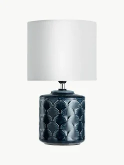 Kleine keramische tafellamp Glowing Midnight