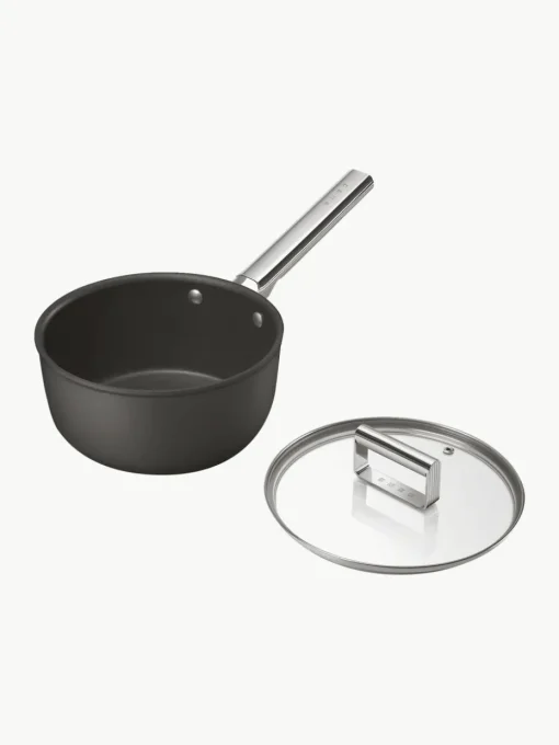 Kleine kookpot 50's Style met deksel en antiaanbaklaag