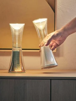 Kleine LED tafellamp Come Together, dimbaar