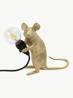 Kleine LED tafellamp Mouse met USB-aansluiting