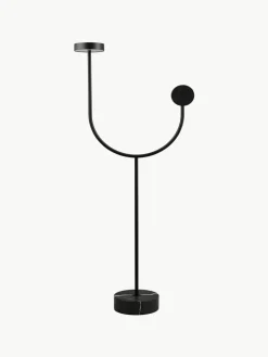 Kleine LED vloerlamp Grasil van marmer