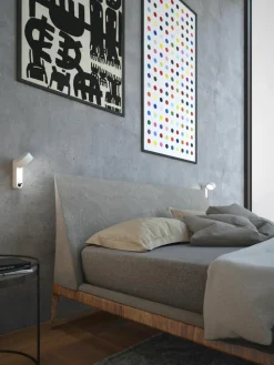 Kleine LED wandlamp Toggle met verstelbare lampenkap