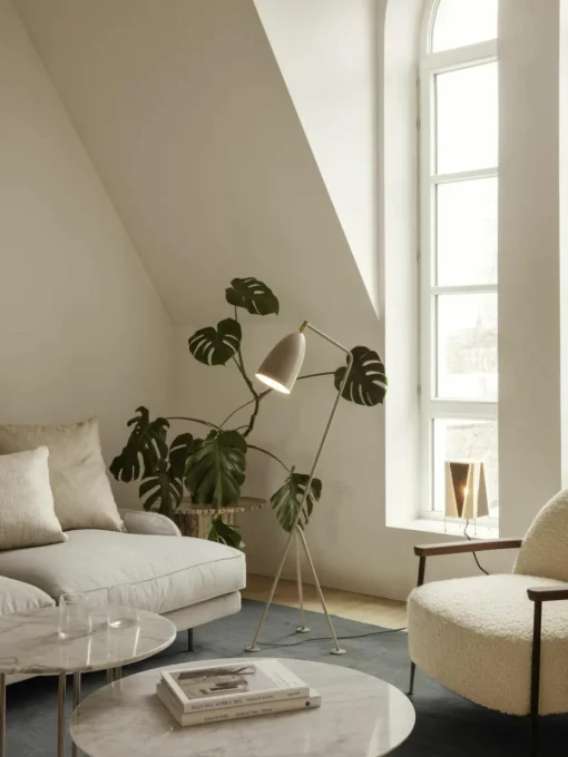Kleine leeslamp Gräshoppa, verstelbaar