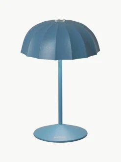 Kleine mobiele LED outdoor tafellamp Ombrellino, dimbaar
