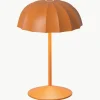 Kleine mobiele LED outdoor tafellamp Ombrellino, dimbaar
