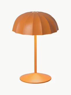 Kleine mobiele LED outdoor tafellamp Ombrellino, dimbaar