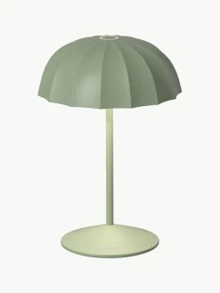 Kleine mobiele LED outdoor tafellamp Ombrellino, dimbaar