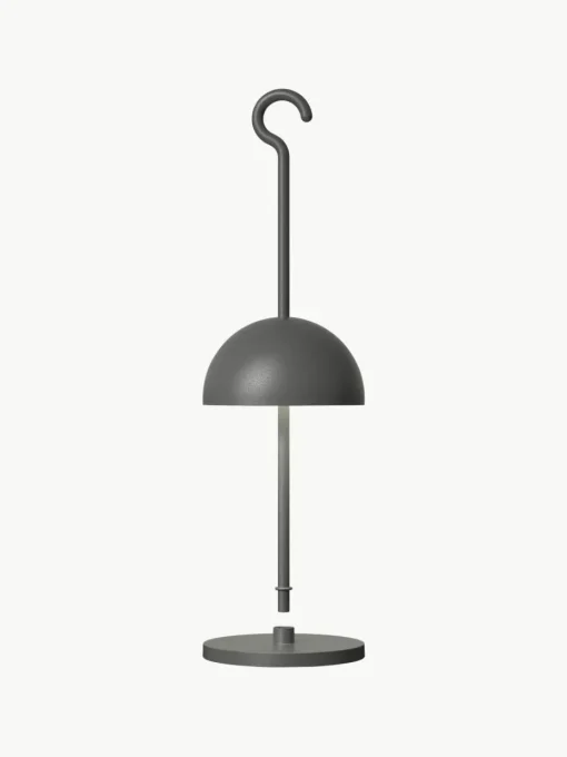 Kleine mobiele LED outdoor tafellamp Hook, dimbaar