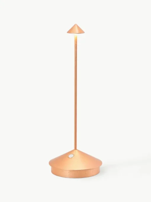 Kleine mobiele LED tafellamp Pina, dimbaar