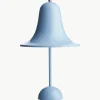 Kleine mobiele LED tafellamp Pantop, design Verner Panton