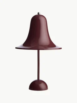 Kleine mobiele LED tafellamp Pantop, design Verner Panton