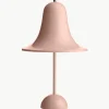 Kleine mobiele LED tafellamp Pantop, design Verner Panton