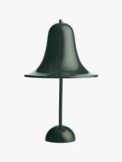 Kleine mobiele LED tafellamp Pantop, design Verner Panton