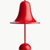 Kleine mobiele LED tafellamp Pantop, design Verner Panton