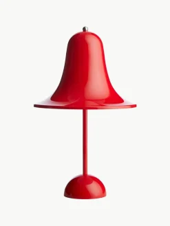 Kleine mobiele LED tafellamp Pantop, design Verner Panton