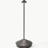 Kleine mobiele LED tafellamp Pina, dimbaar