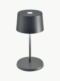Kleine mobiele LED tafellamp Olivia Pro, dimbaar