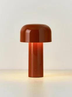 Kleine mobiele LED tafellamp Bellhop, dimbaar