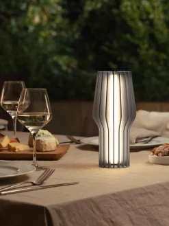 Kleine mobiele LED tafellamp Radiant, dimbaar