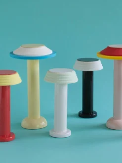 Kleine mobiele LED tafellamp PL2, dimbaar