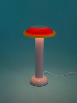 Kleine mobiele LED tafellamp PL2, dimbaar