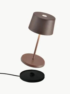 Kleine mobiele LED tafellamp Olivia Pro, dimbaar