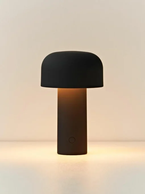 Kleine mobiele LED tafellamp Bellhop, dimbaar