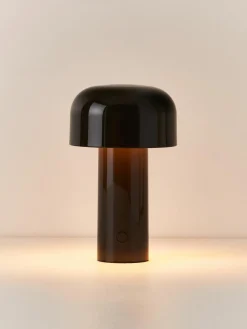 Kleine mobiele LED tafellamp Bellhop, dimbaar