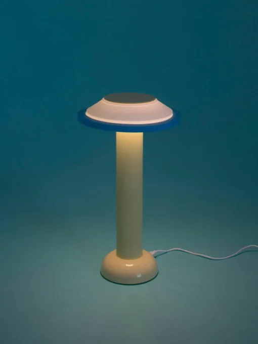 Kleine mobiele LED tafellamp PL2, dimbaar